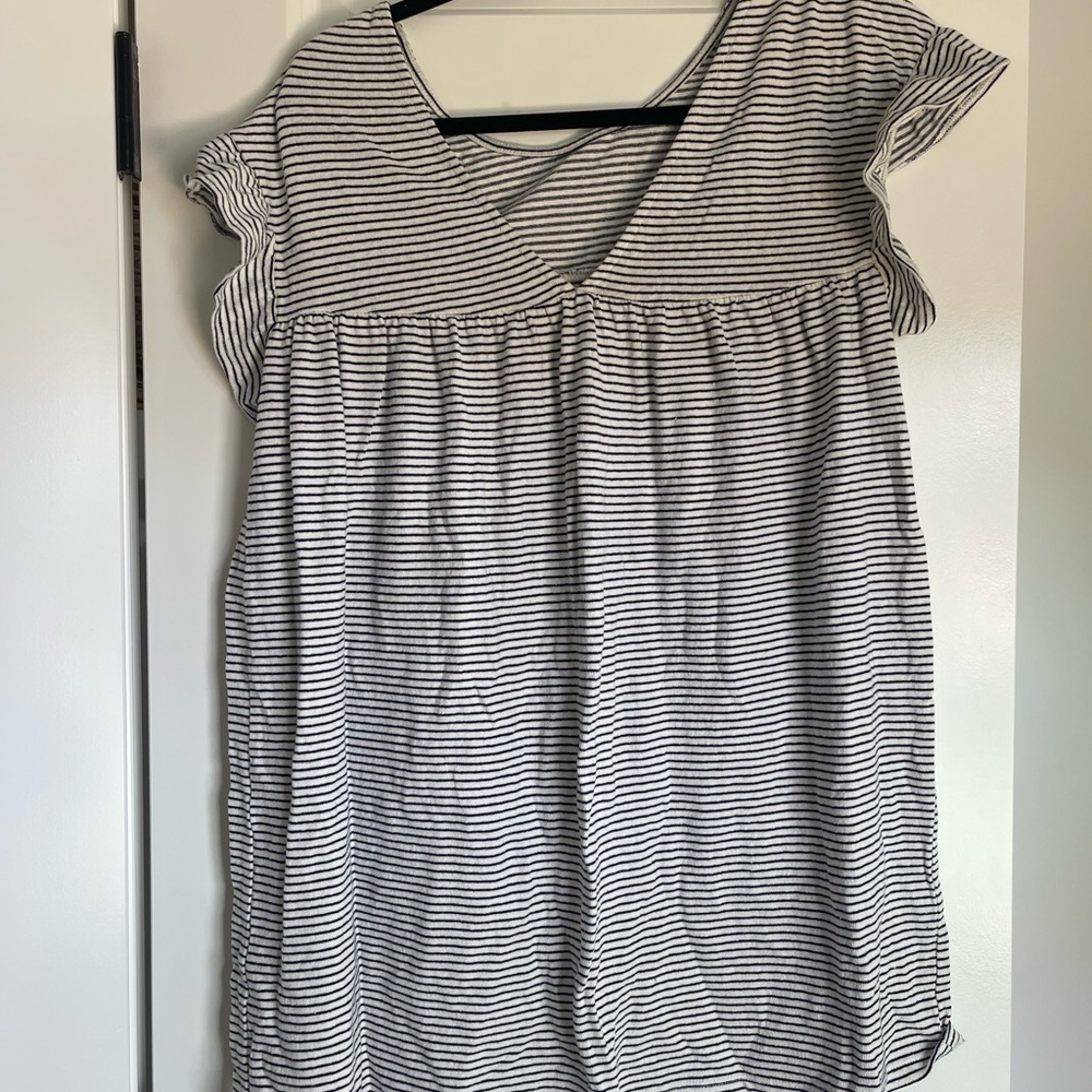Babydoll striped dress
